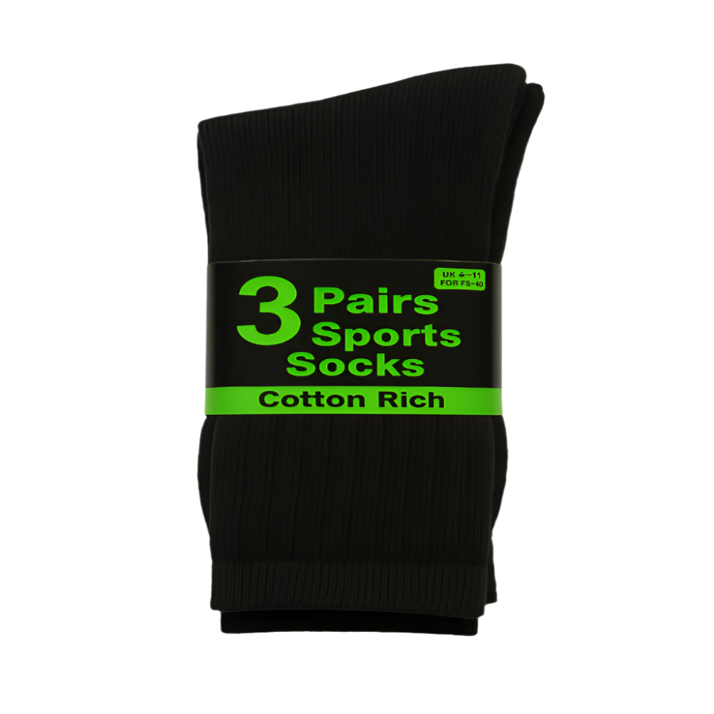 PE Sports Socks Cotton Rich