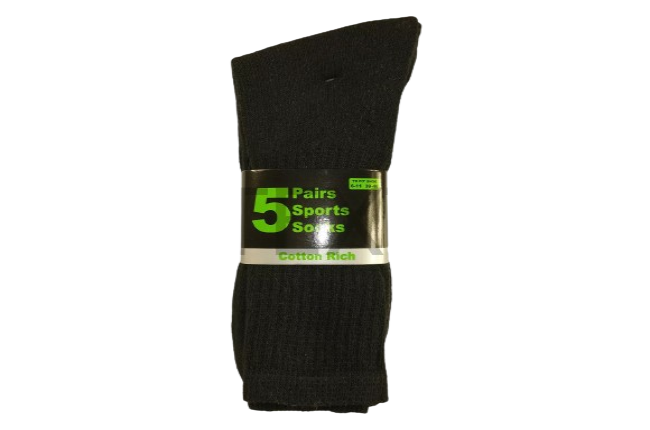 PE Sports Socks Cotton Rich
