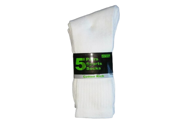 PE Sports Socks Cotton Rich