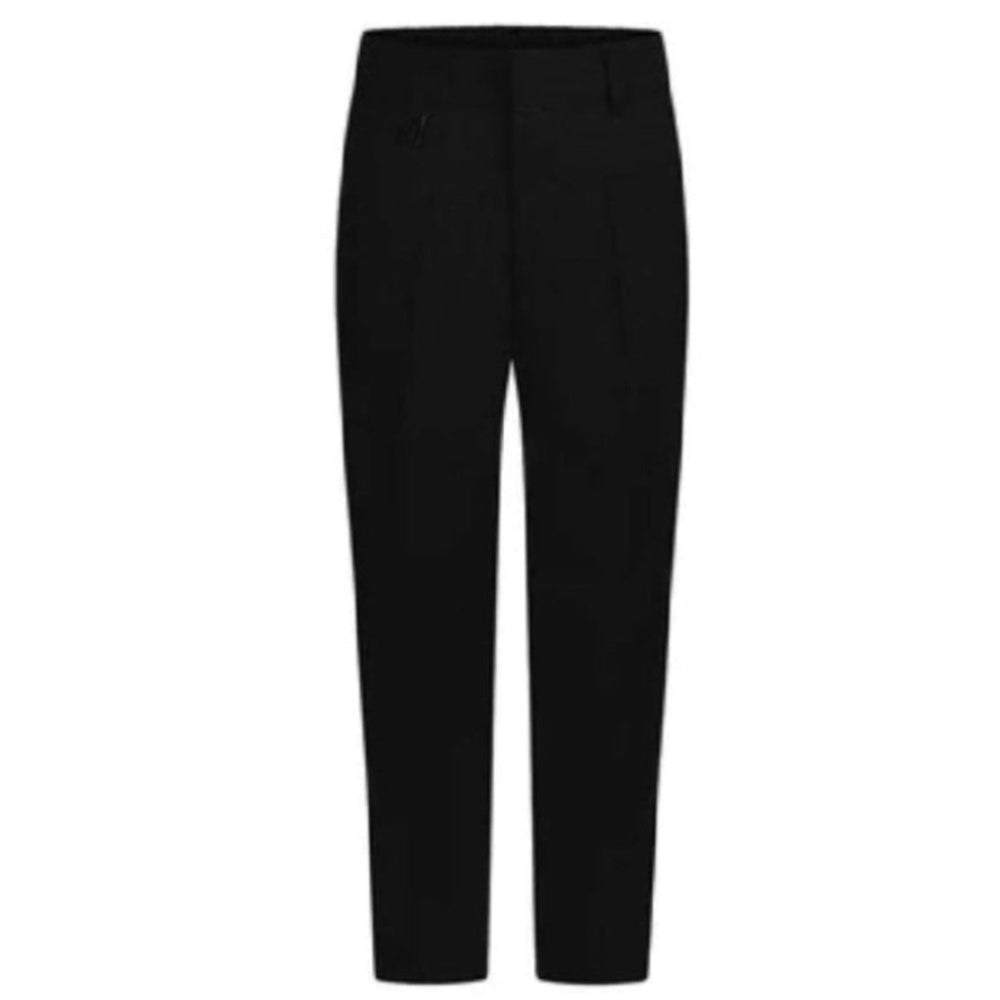 Boys Black Sturdy Fit Trouser Half Elasticated G Collection