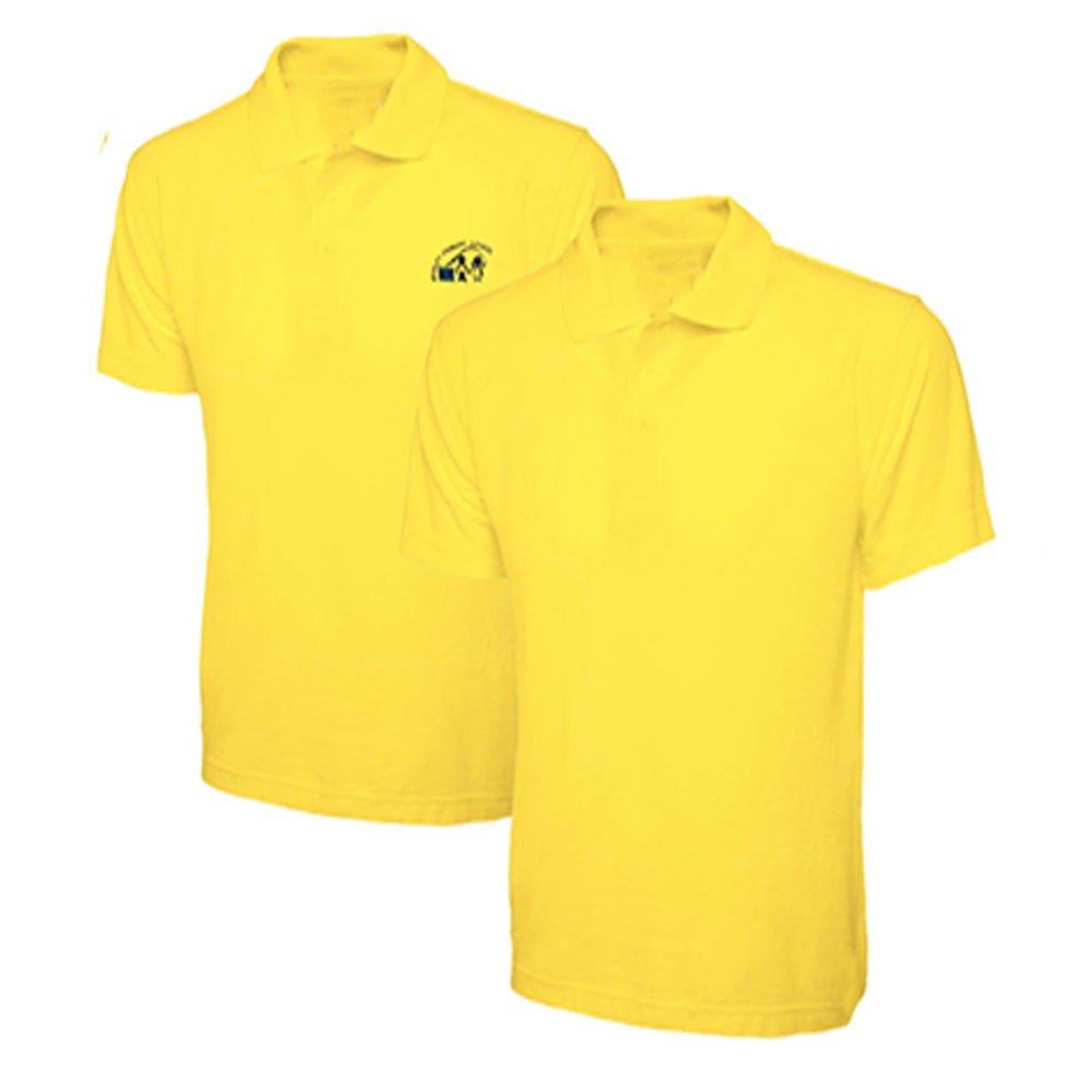 Bradley Primary Plain & Logo Polo Shirt
