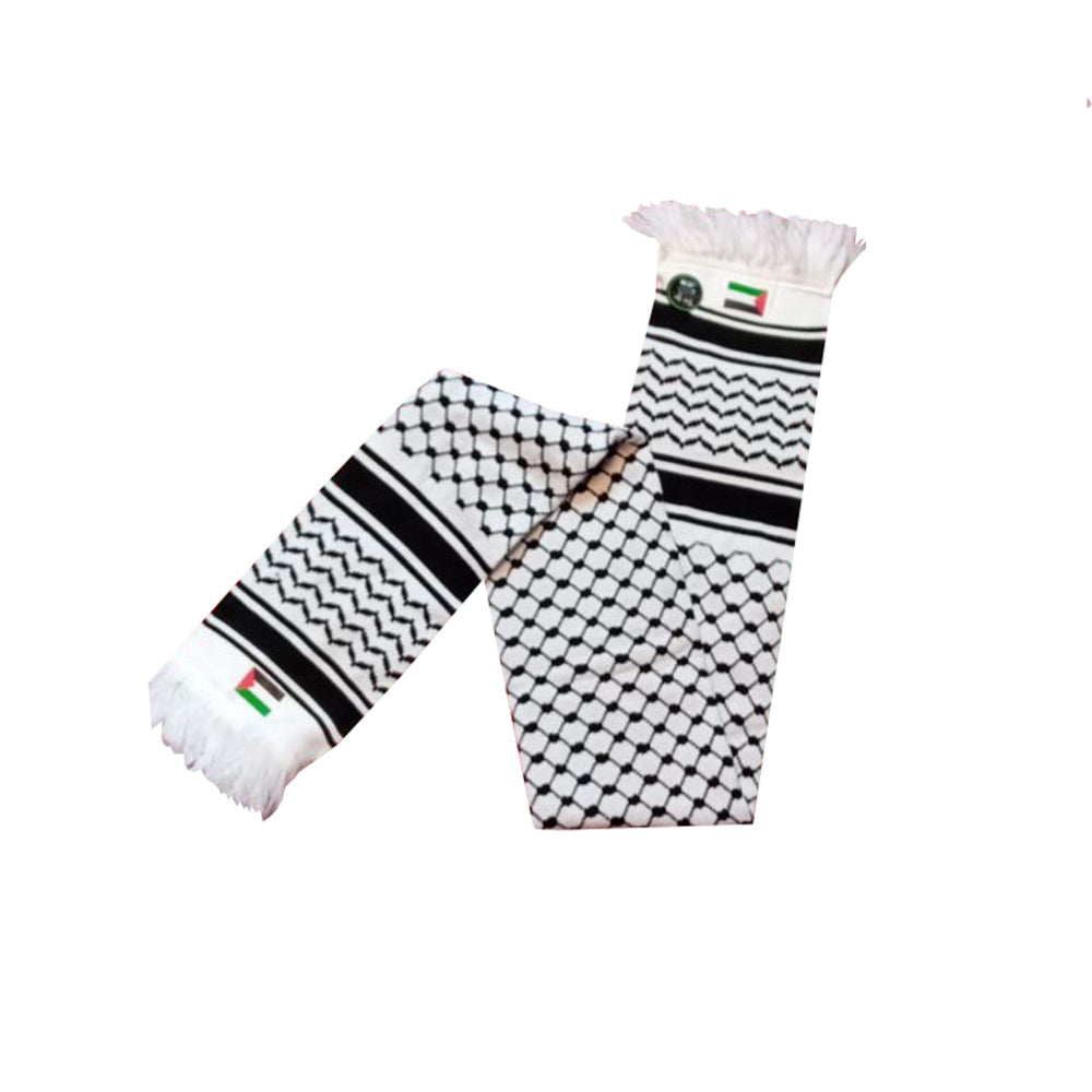 Keffiyeh Scarf With Palestine Flag