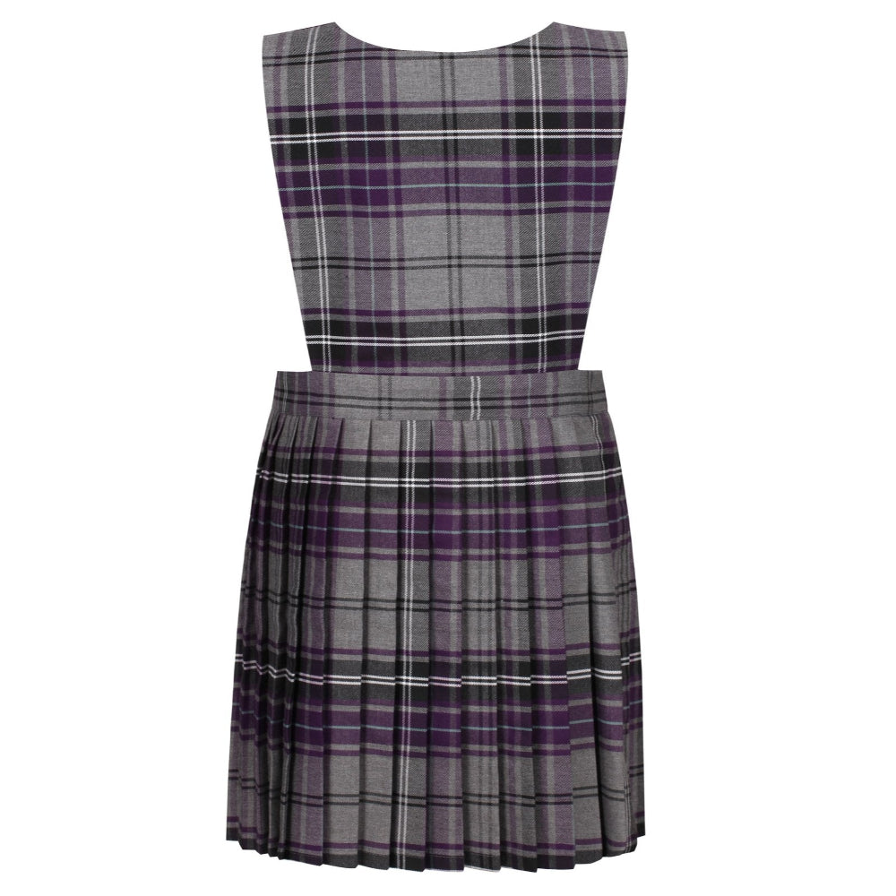 Laneshawbridge Primary Tartan Pinafore Dress