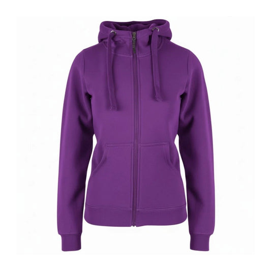 Ladies Fitted Zipped Hoodie