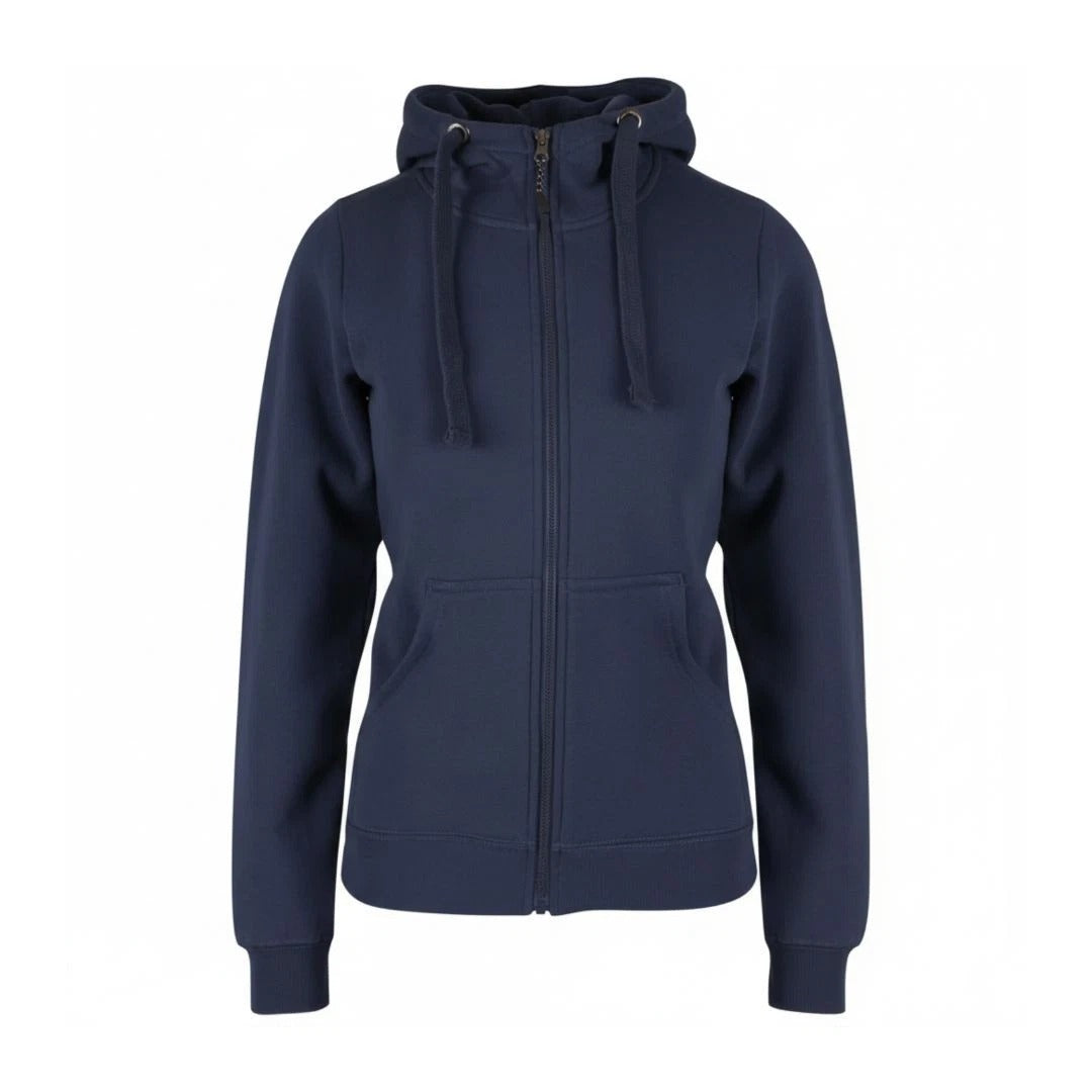 Ladies Fitted Zipped Hoodie
