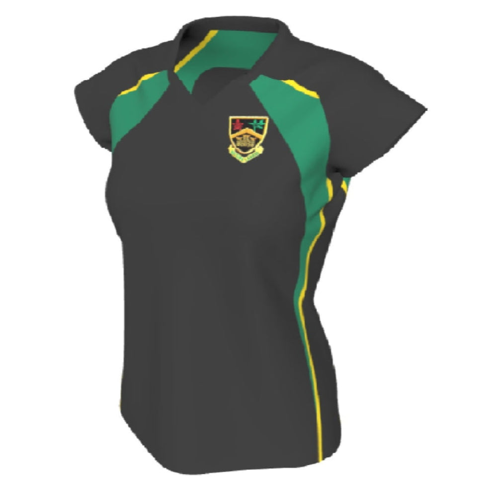 Park High Girls PE V-Neck Top