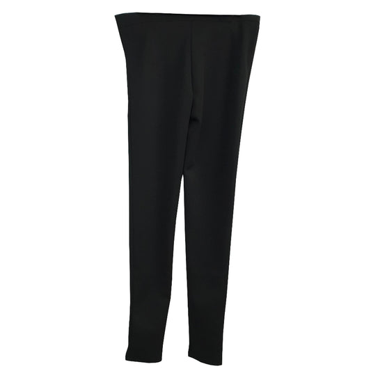 Girls Black Polyester Super Skinny Stretch Slim Fit Trouser