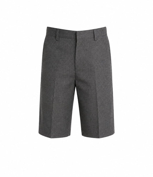 School Trouser Shorts Black & Grey