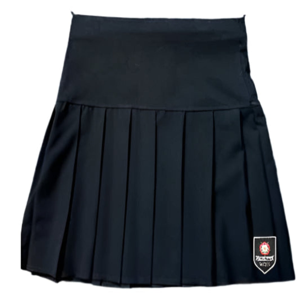 West Craven Black Front Pleated Skirt