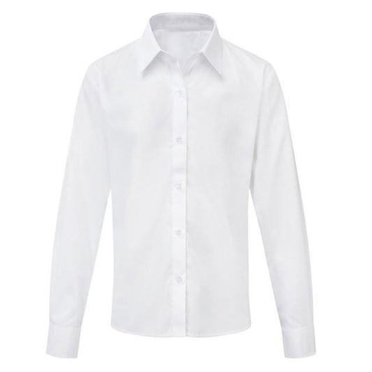 White School Blouse/ Shirt Long or Short Sleeved Twin Pack