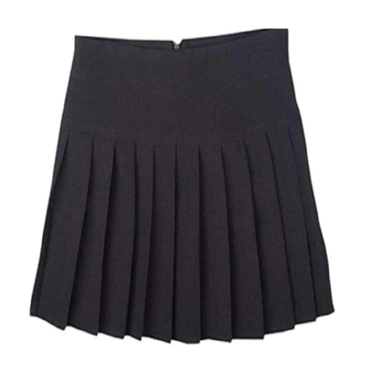 Black Britney Pleated Skirt