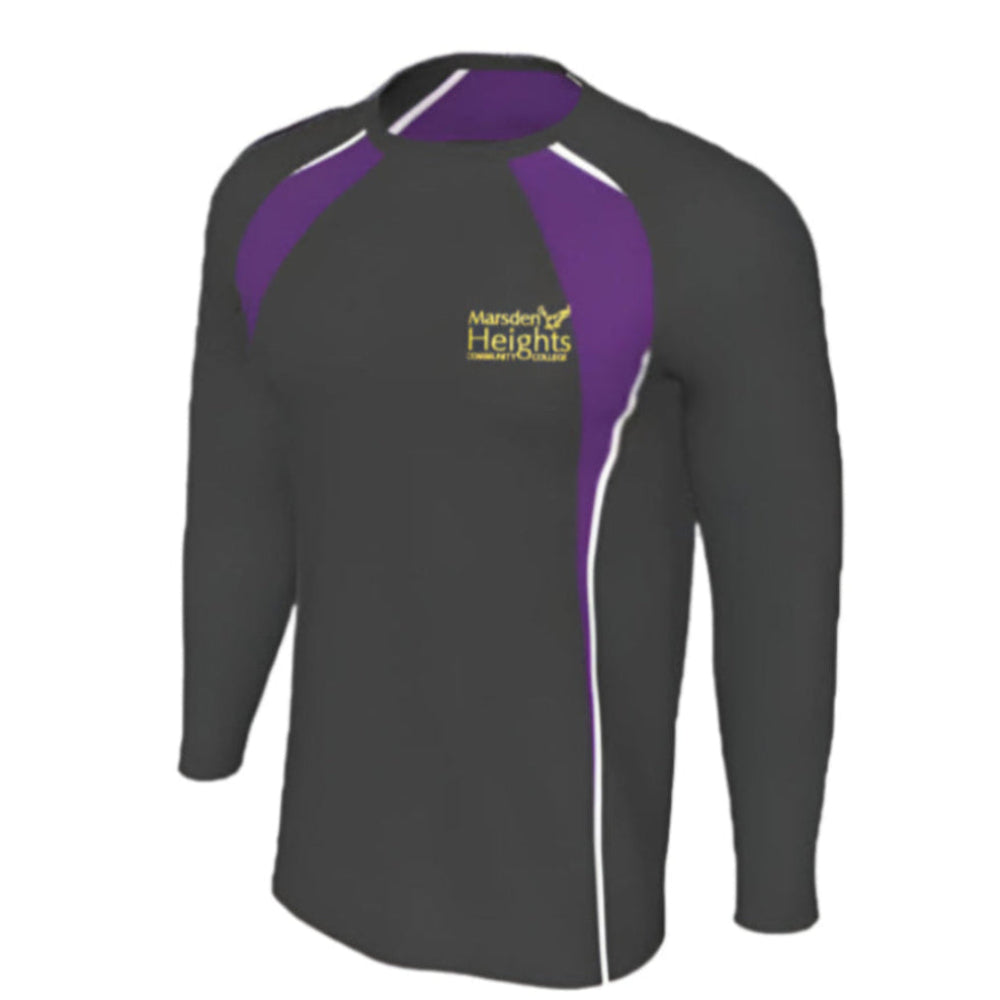Black Marsden Heights PE Top Long Sleeved