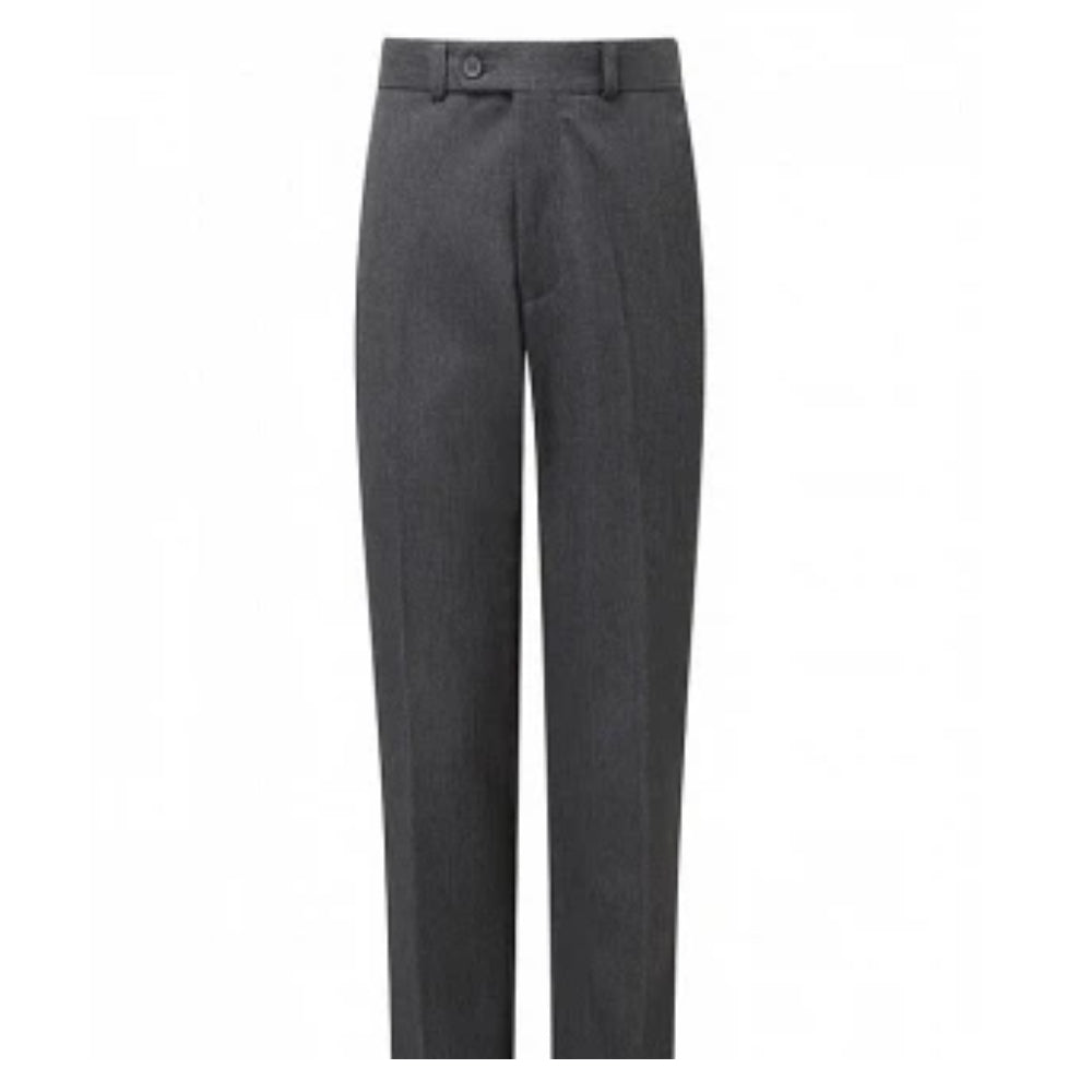 Mens-Boys Grey Slim Fit Trouser
