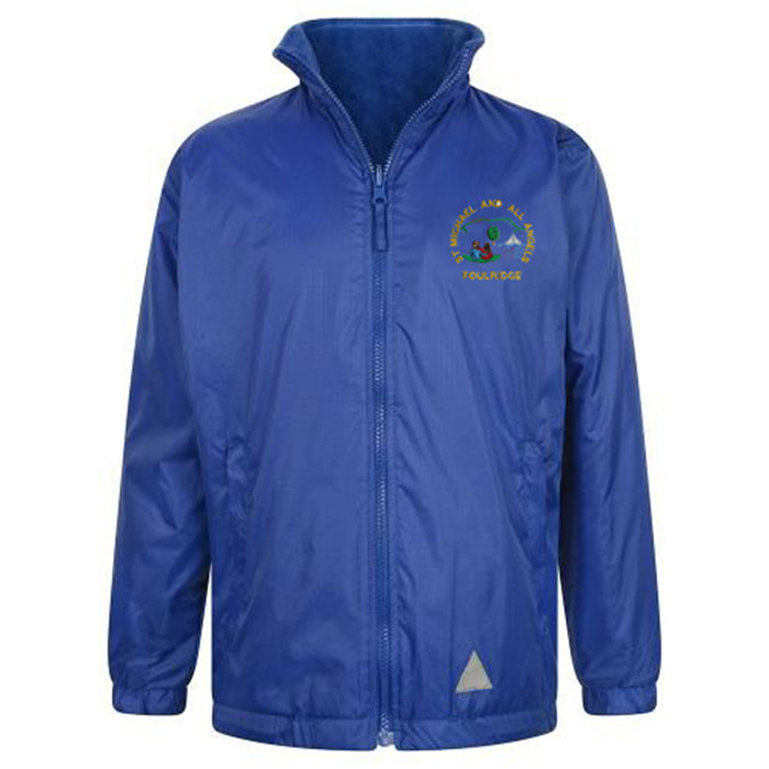 ST. Michael & Angels Primary Fleece Lined Raincoat