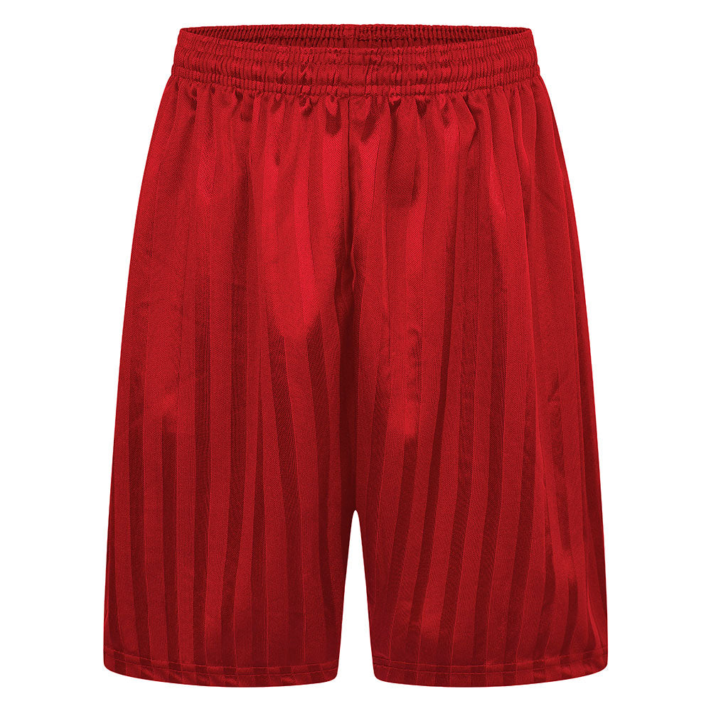 Shadow Stripe P.E Football Shorts Red
