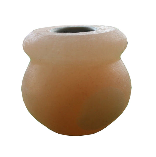 Natural Himalayan Crystal Rock Salt Wine Glass Shape Holds Candles Mother's Day Gift