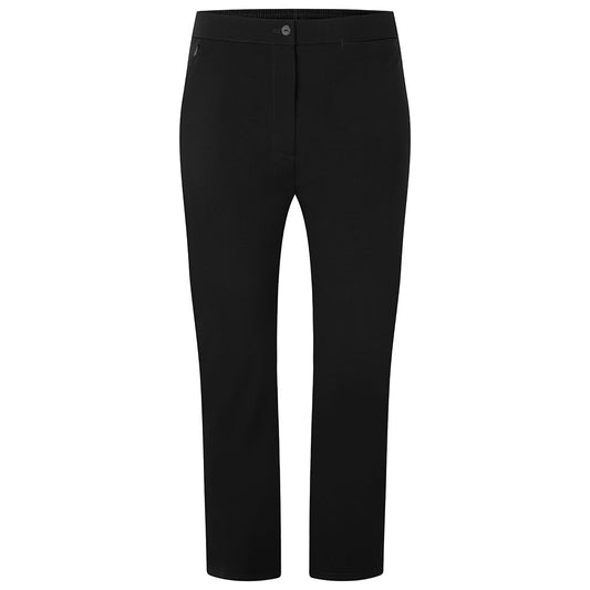 Girls Sturdy Fit Half Elasticated Trouser Black & Grey