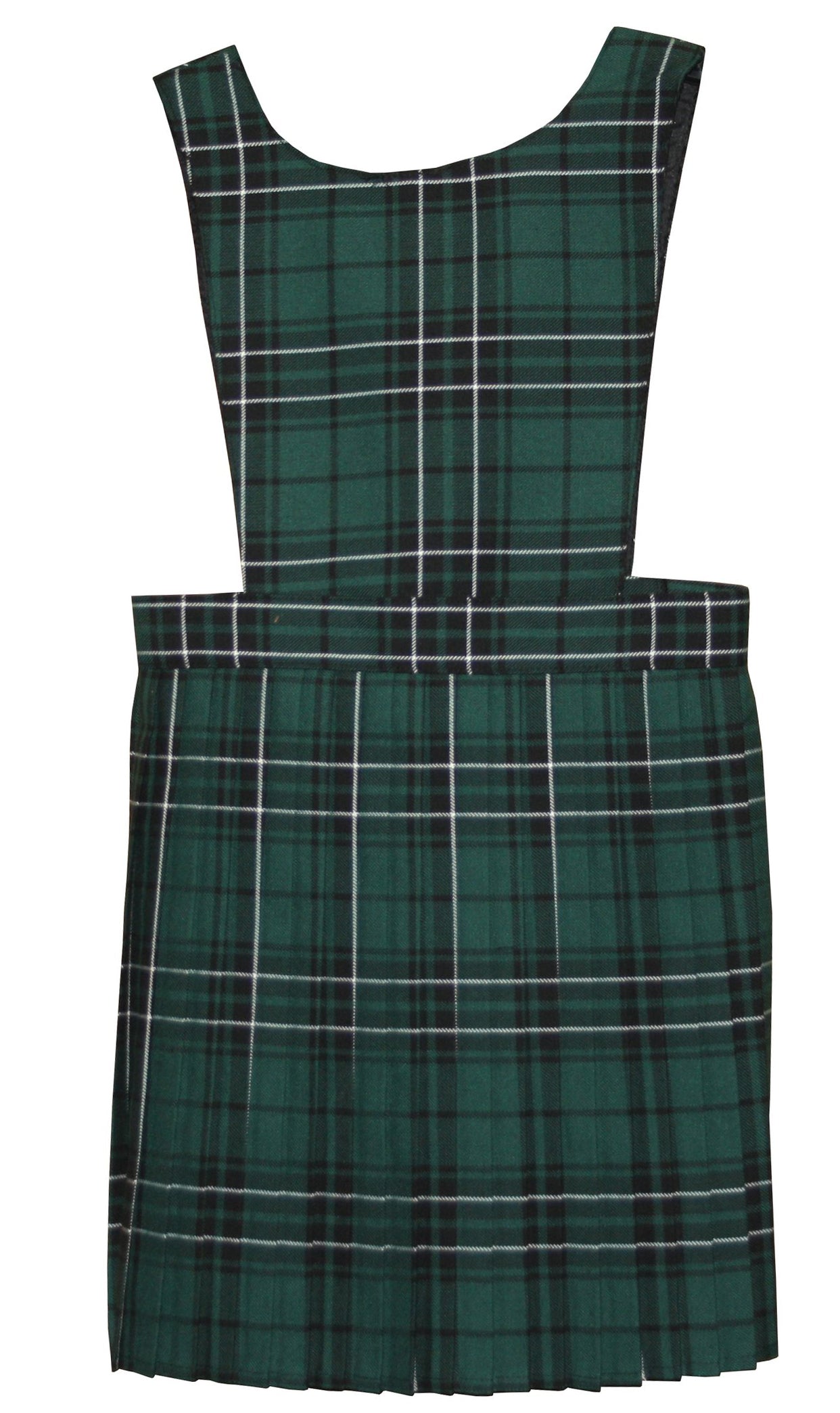 Green Tartan Pinafore Dress