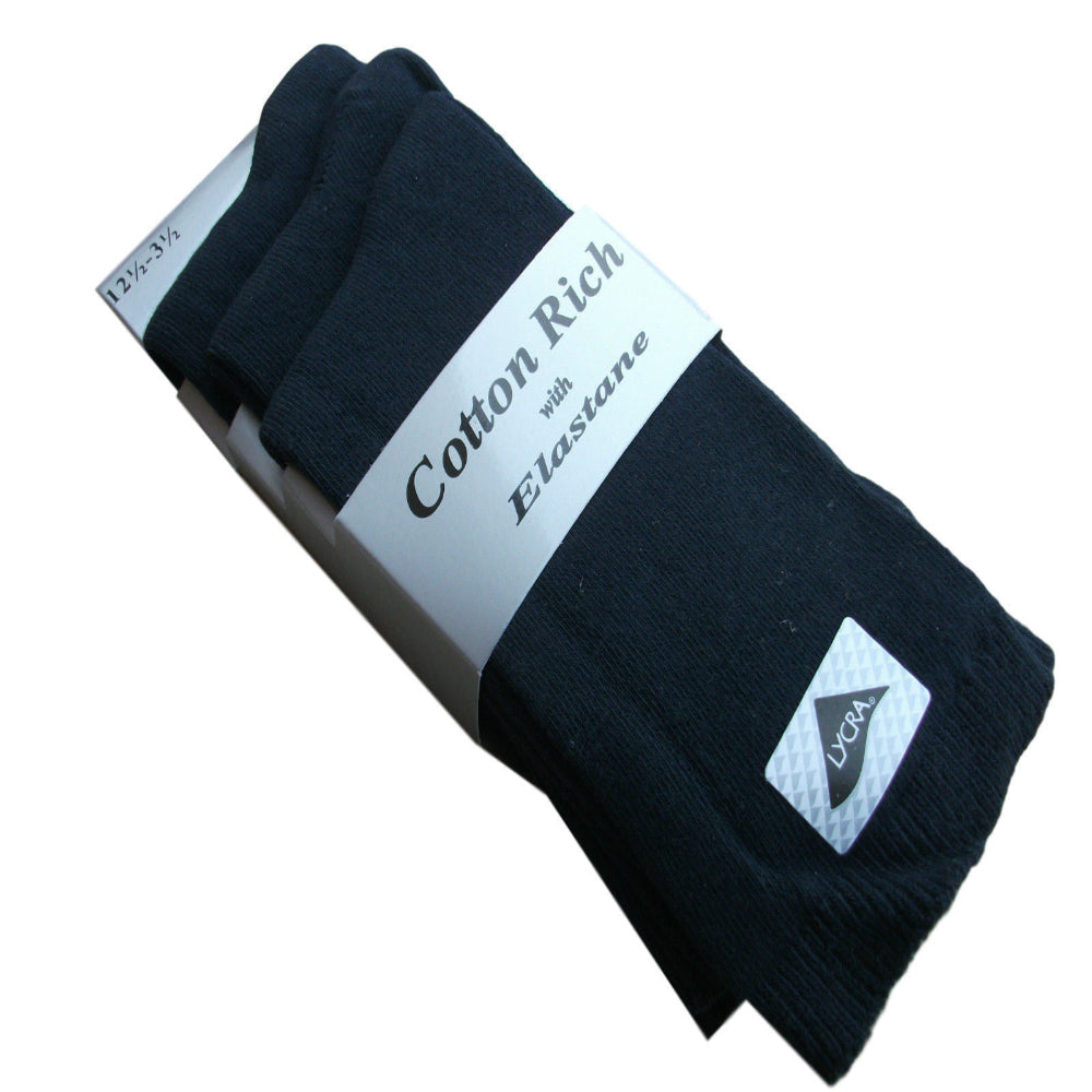 3 Pairs Short Ankle Socks Cotton Rich