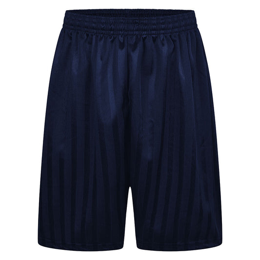 Shadow Stripe P.E Football Shorts Black & Navy