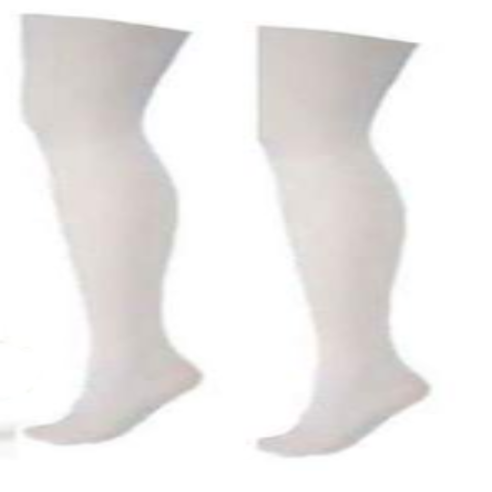 Over The Knee Socks Black Green & White