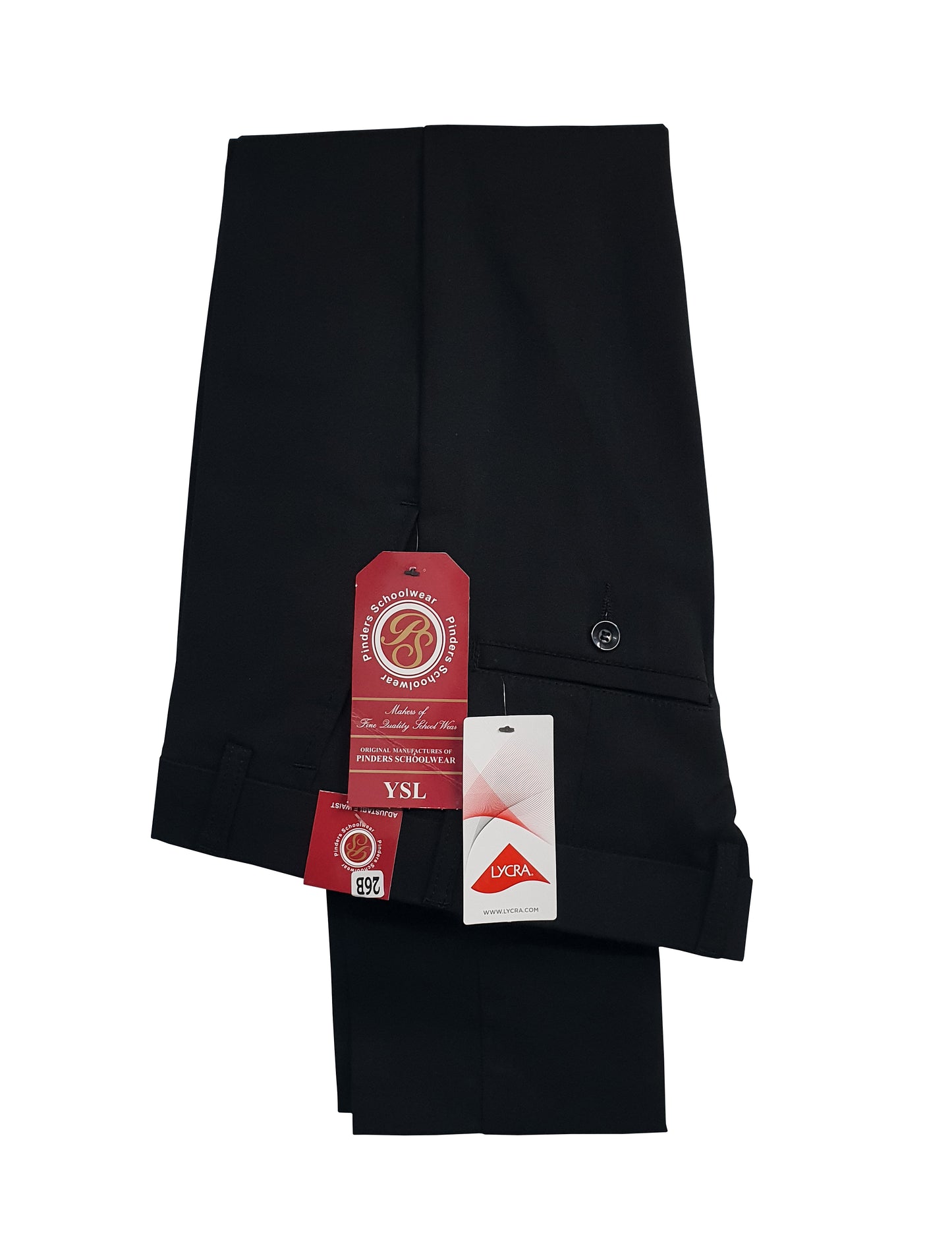 Youths-Mens Black Super Skinny Stretch Lycra Fit Trouser