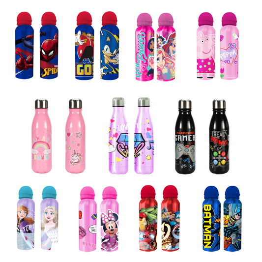 Kids Hero & Fantasy Drinking Bottle Collection