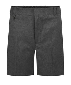 Boys Grey Sturdy Fit Trouser Short