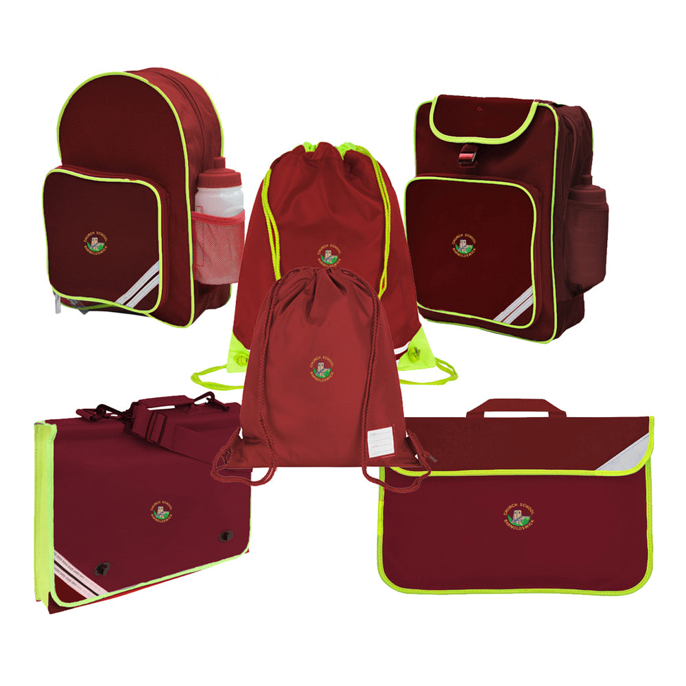 Church Barnoldswick Book Bags & Backpack