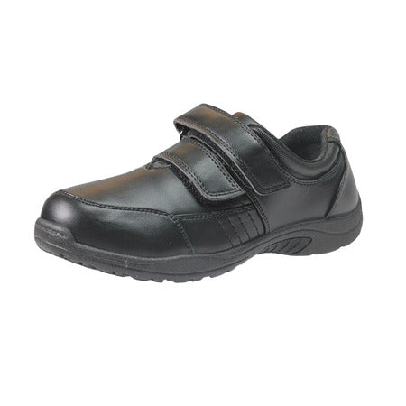 US Brass Harry junior boys school shoe side view