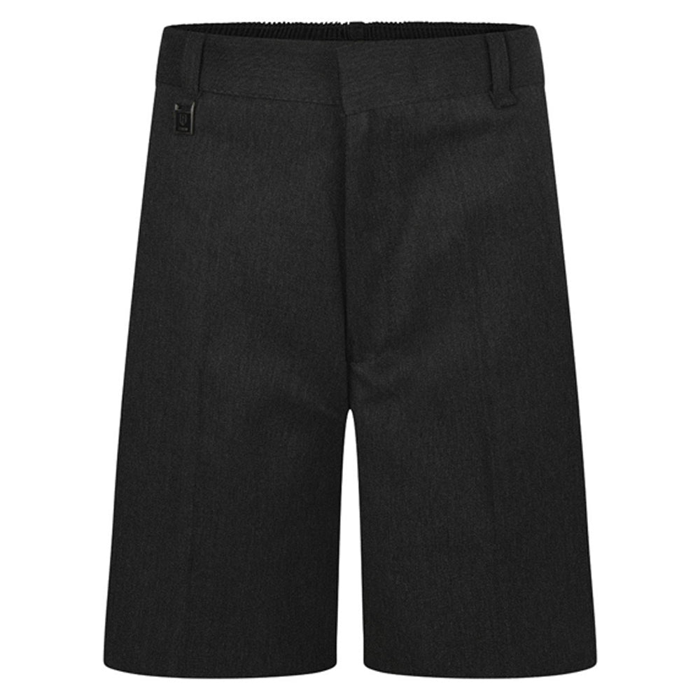 Boys Black Sturdy Fit Trouser Short