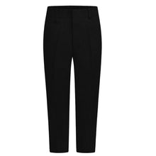 Boys Black Sturdy Fit Trouser Half Elasticated