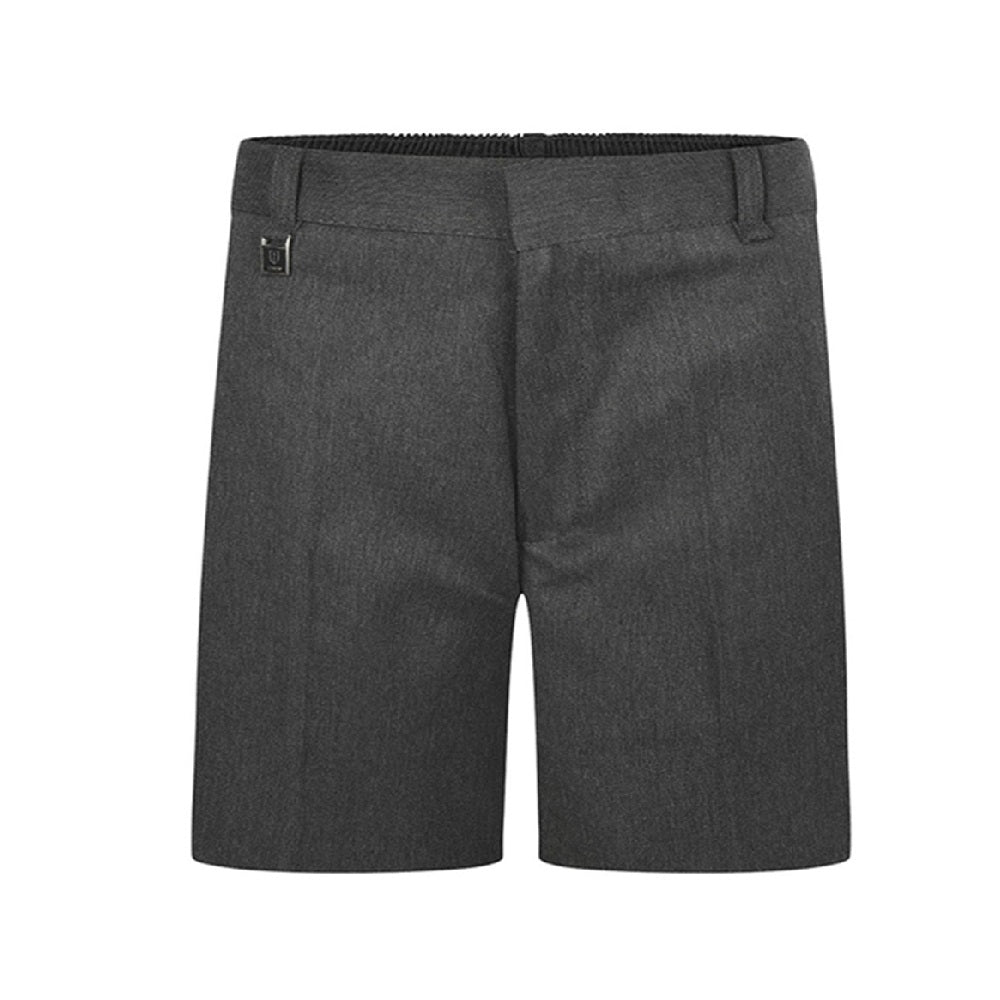 Boys Grey Sturdy Fit Trouser Short