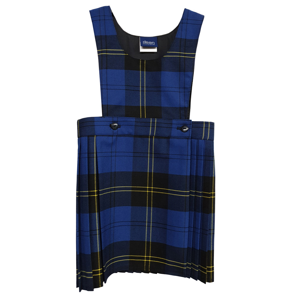 Bradley Primary Tartan Pinafore Dress