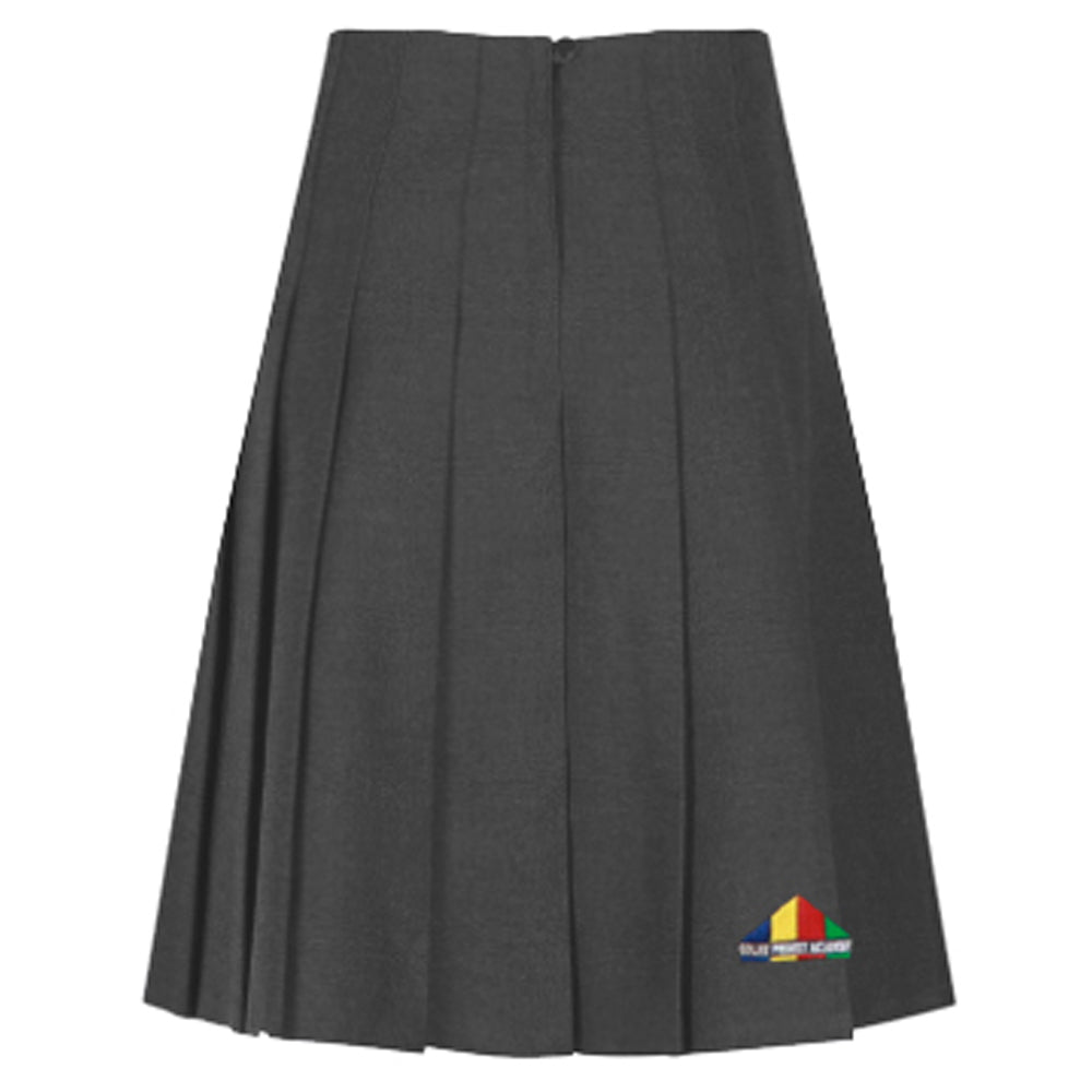 CPA Pleated Grey Skirt