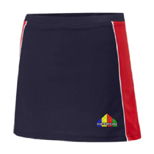 Colne Primet Girls Skorts Navy/Scartel/White