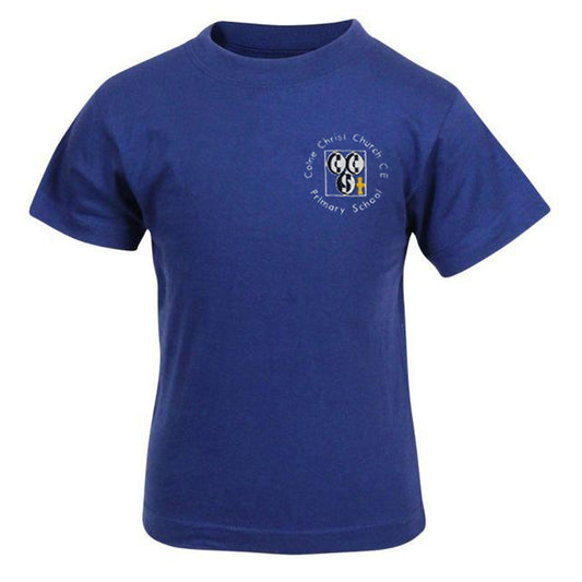 Christ Church Royal Blue PE T-Shirt