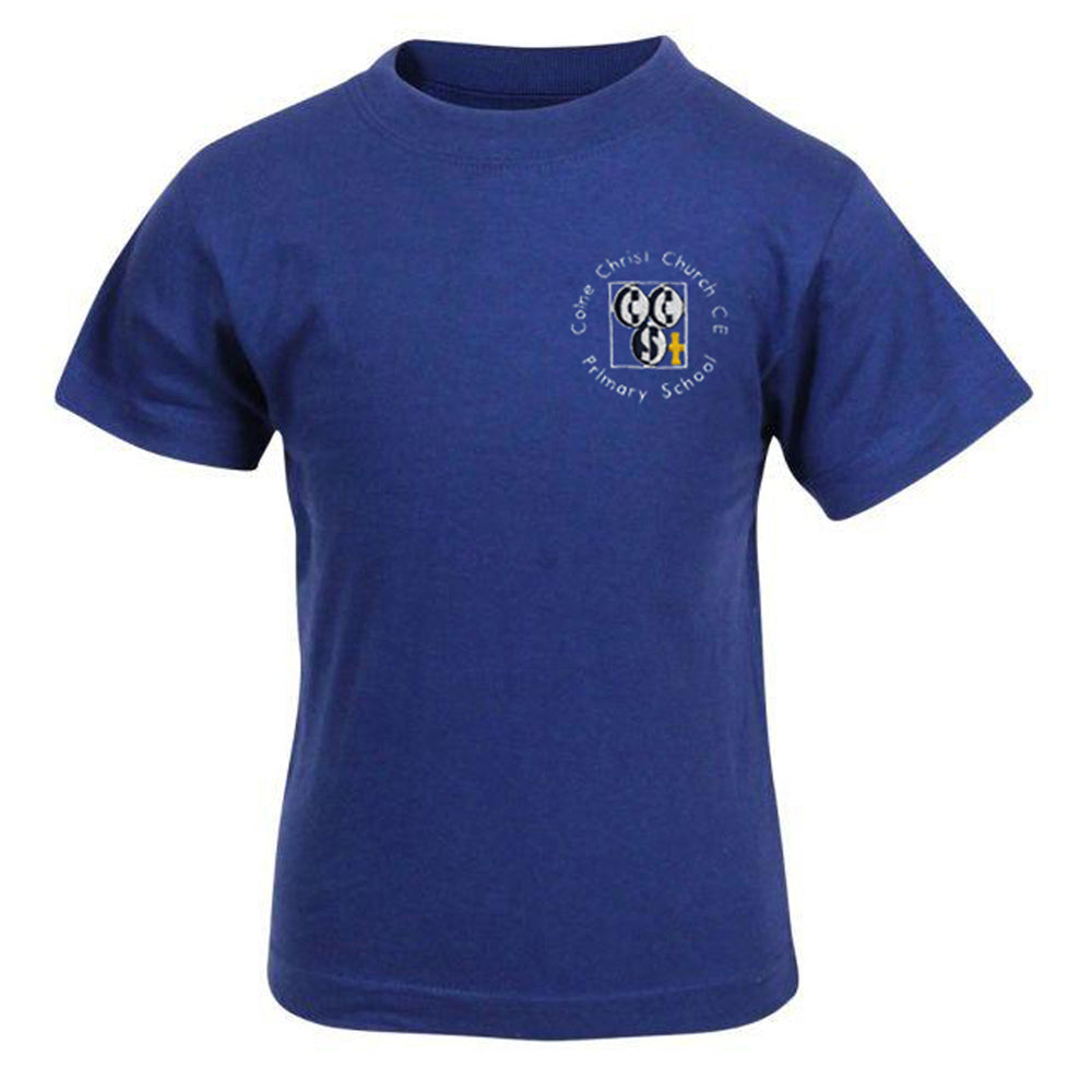 Christ Church Royal Blue PE Shirt