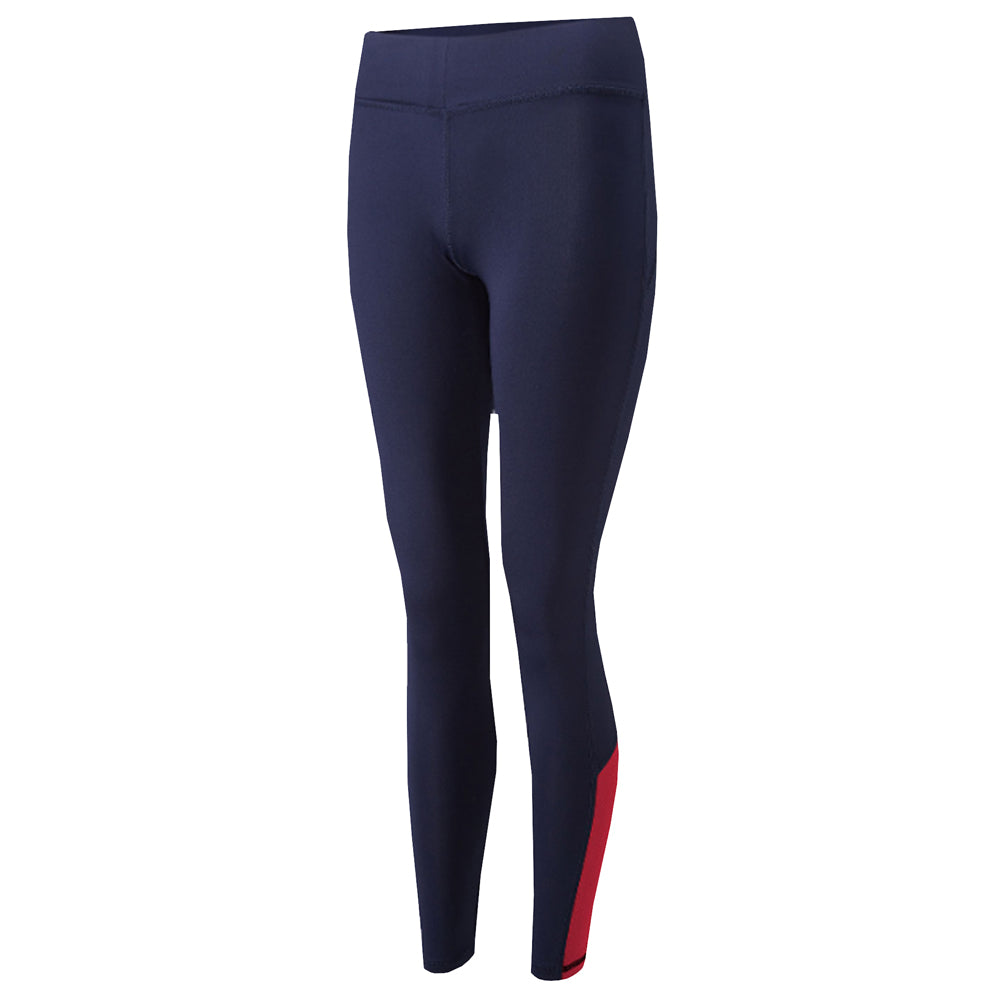 Colne Primet High School Girls Leggings Navy/Scartel