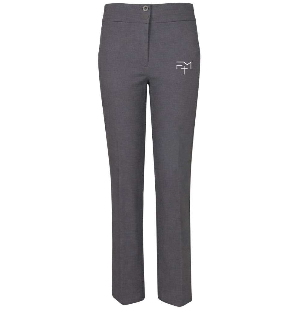 Fishermore Girls Grey Slim Fit Trouser