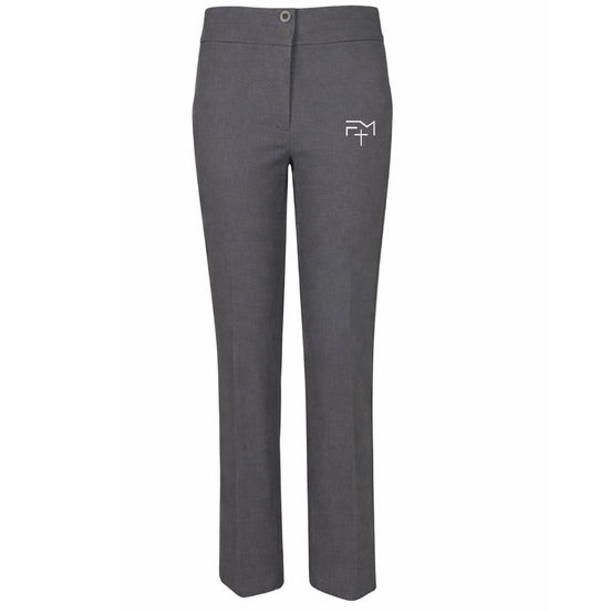 Fishermore Girls Grey Slim Fit Trouser