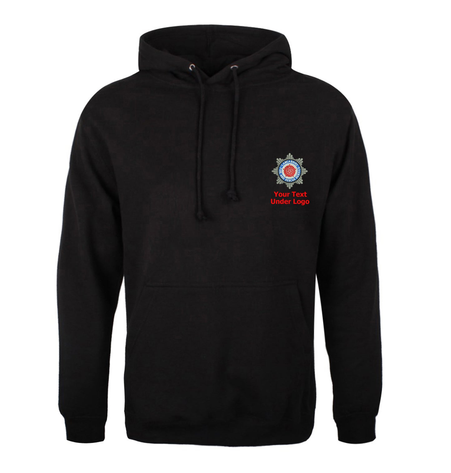 Fire Service Burnley Embroidery Hoodie