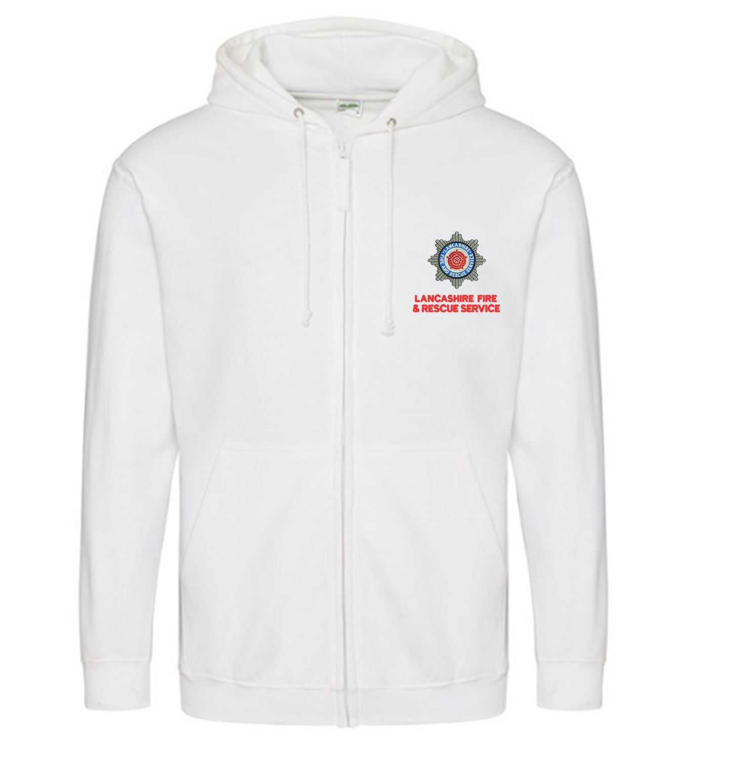 Fire Service Burnley Embroidery Zip Hoodie