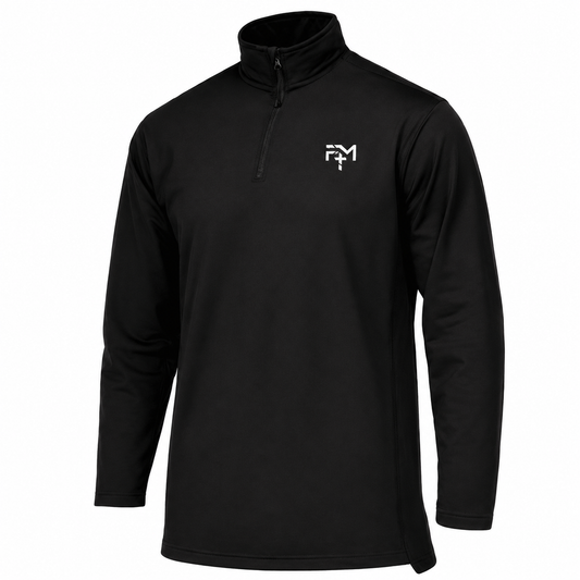 Fishermore 1/4 Zip Training Zip Top Black