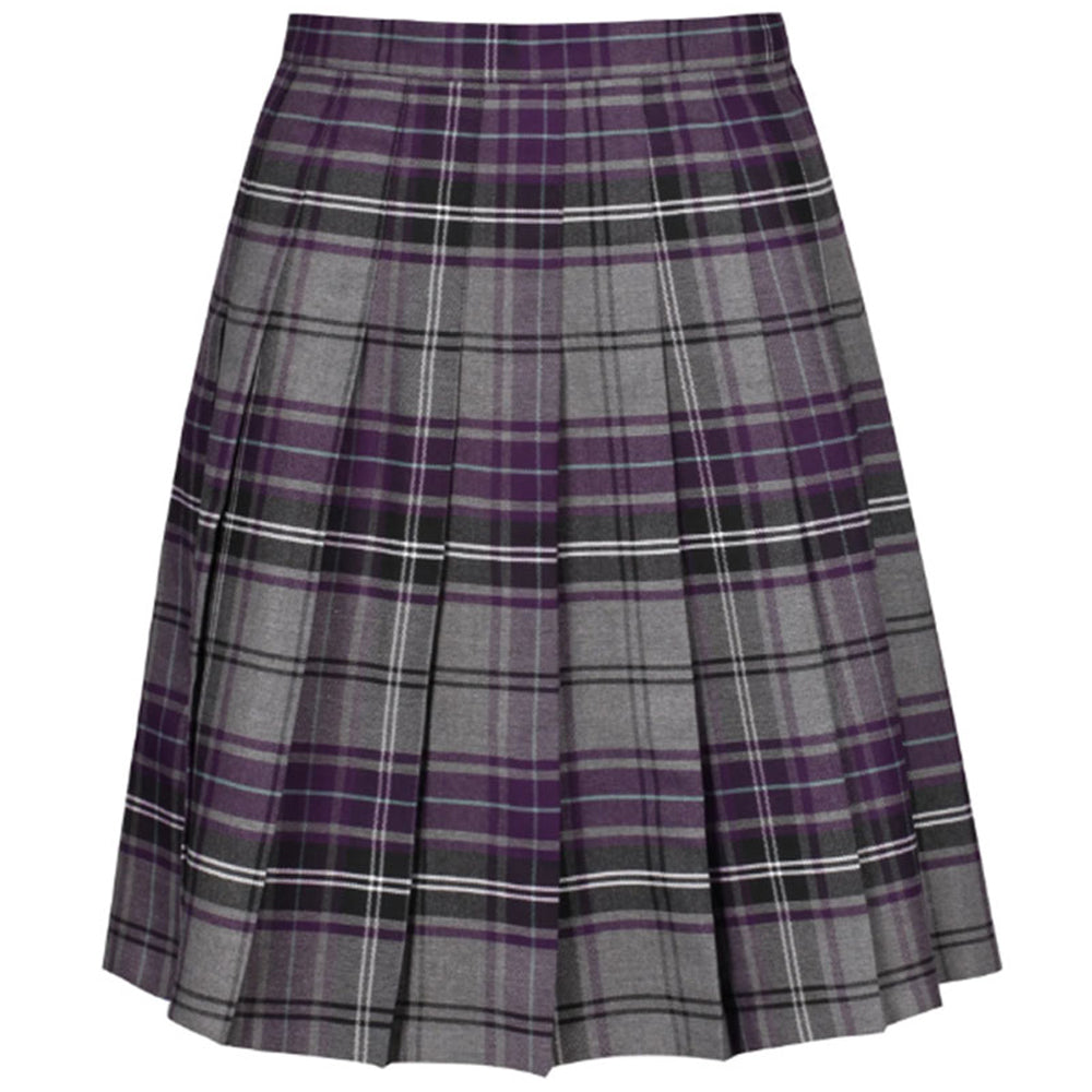 Fishermore Purple & Grey Tartan Skirt