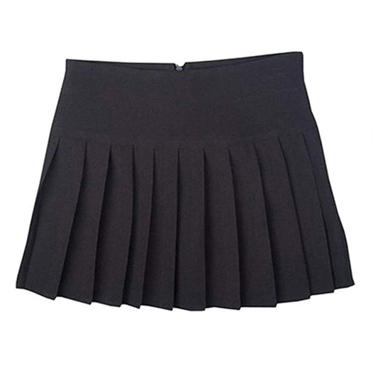 Black Britney Pleated Skirt