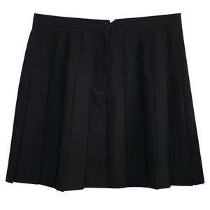 Girls Black Full Pleated Skirt