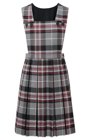 Gisburn Road Primary Tartan Pinafore Dress