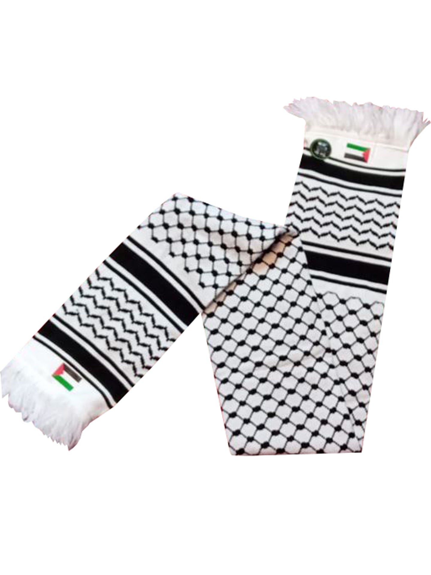 Keffiyeh Scarf With Palestine Flag