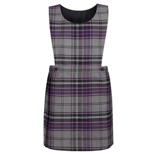 Laneshawbridge Primary Tartan Pinafore Dress